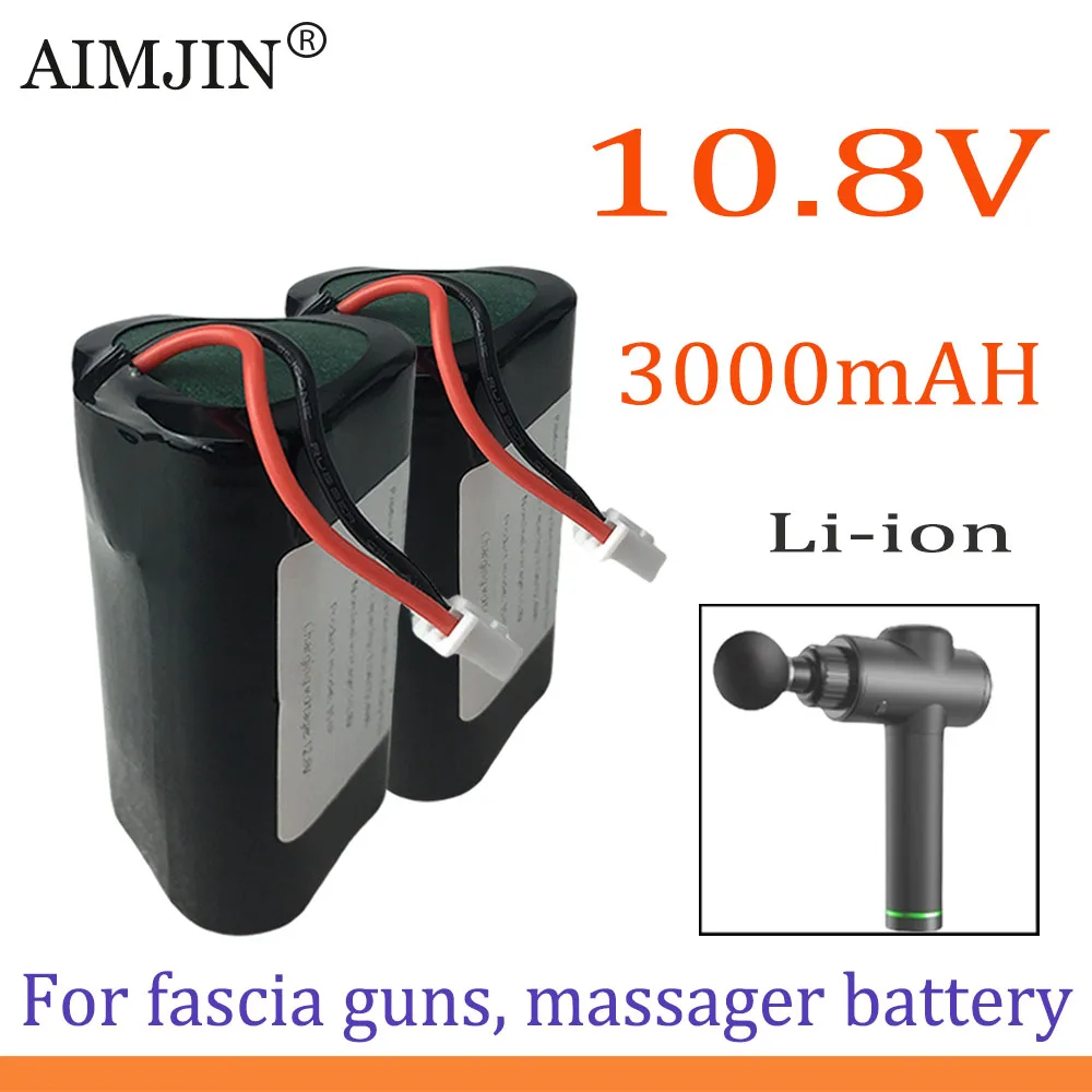 

10.8V 3000mAh Rechargeable Lithium Battery Pack Suitable For Fascia Guns, Massager Special Tool Batteries