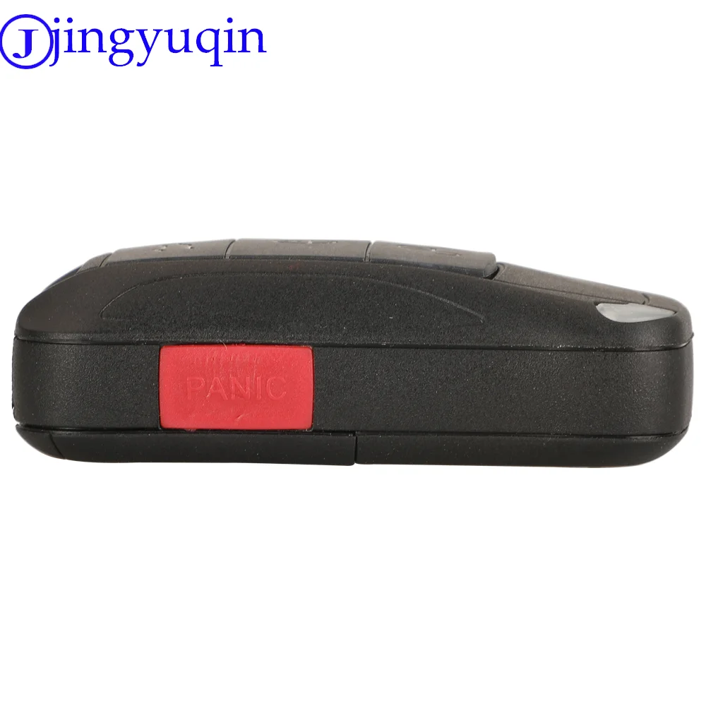 Jingyuqin 2/3/4 botones remoto 315/433MHZ carcasa de llave de coche plegable para Porsche Cayenne GTS ID46 PCF7946