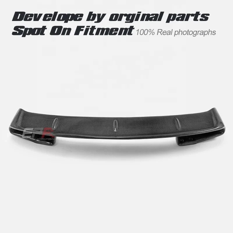 

High Quality 2018-2023 Stinger GTR Type Carbon Fiber Rear Spoiler Wing Exterior Tuning Accessories