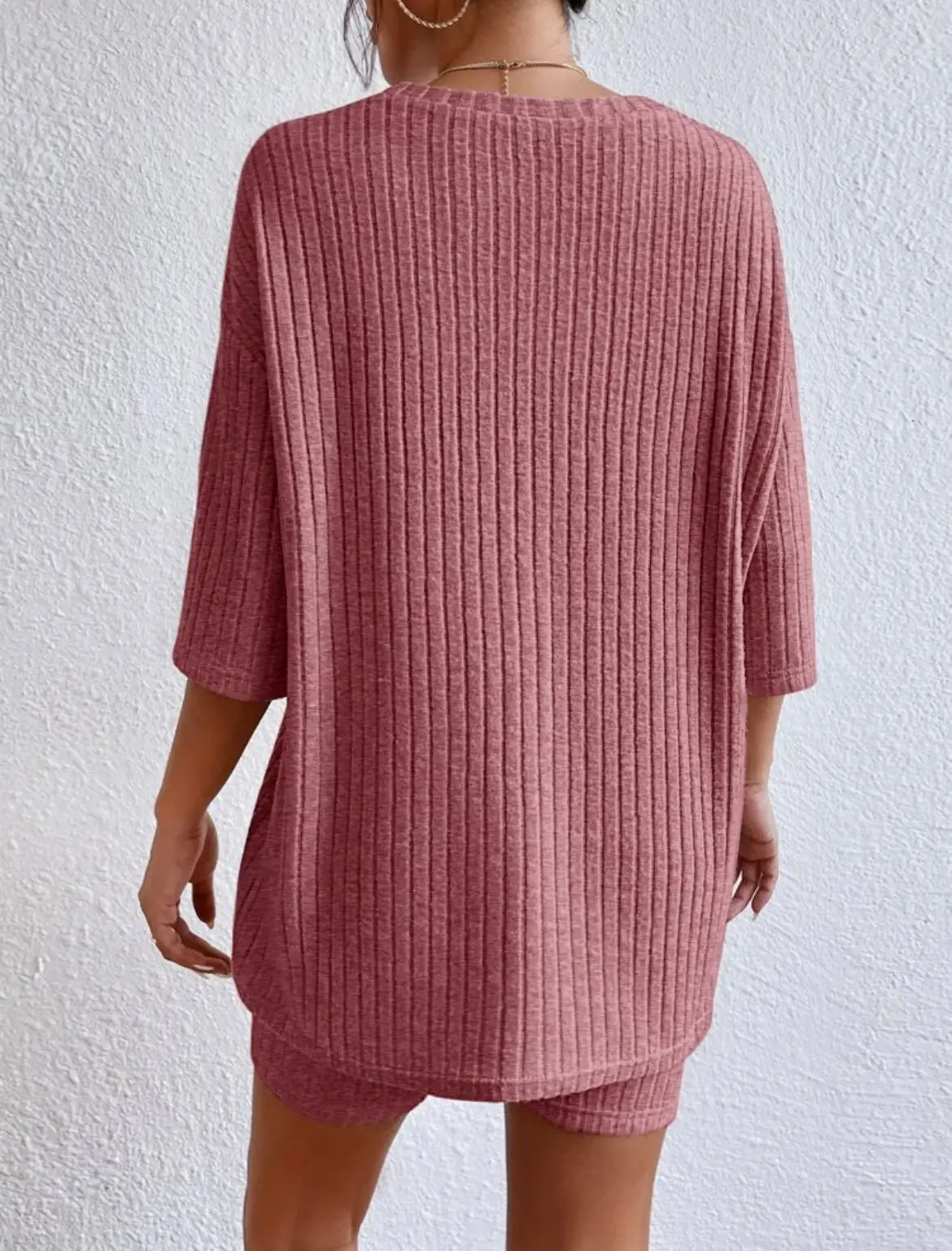 Spring Summer Short Sleeve T Shirt Short Pants Two Piece Set Women Casual Loose O Neck Top High Waist Tracksuit Female Outfits