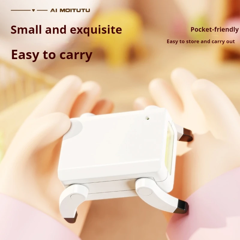 Moitutu AI Smart Robot Dog V3.0 Ai Voice Interactive Desktop Electronic Pet Early Education Mini Portable Companion Robot Toy view 5