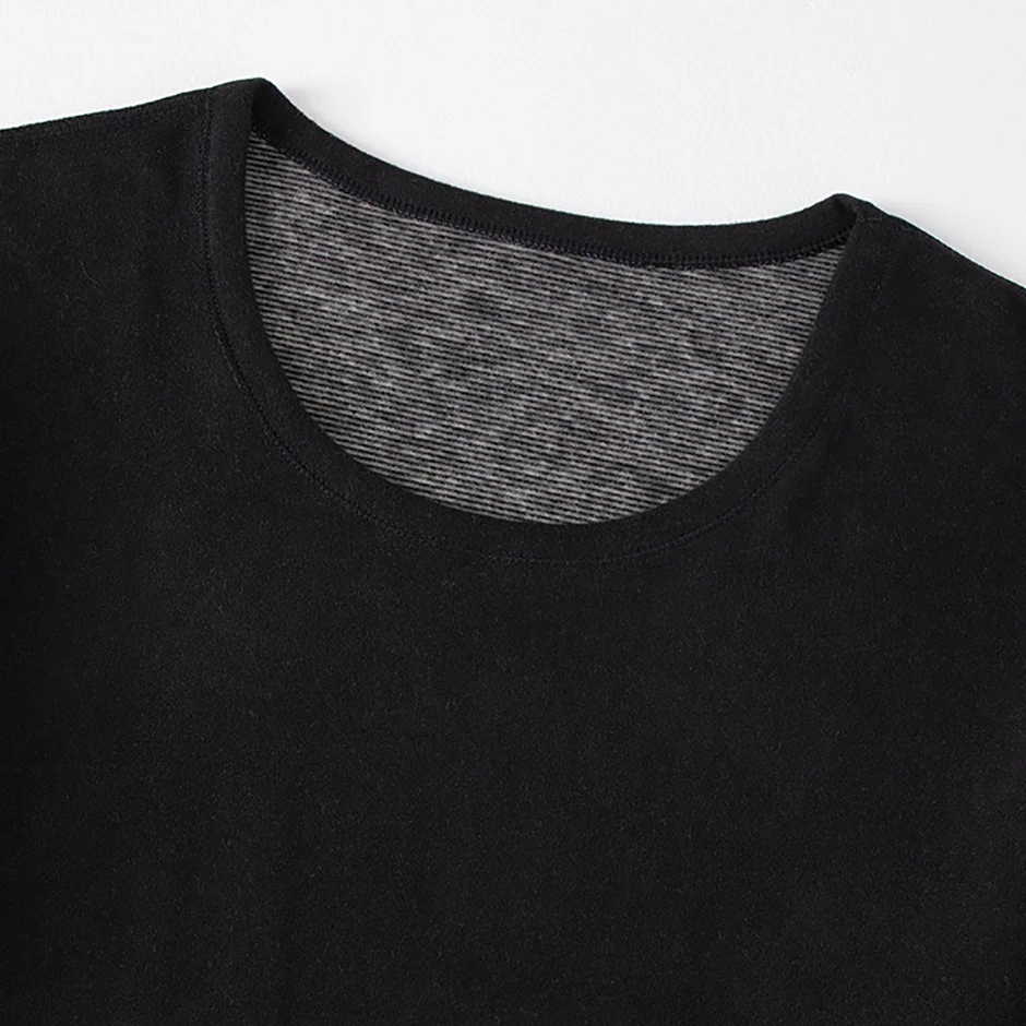 2/4 Stück Herren Einfarbig Einfache Herbst Und Winter Thermo-unterwäsche Bequeme Und Lässige Bottoming Unterwäsche Teenager Pyjama – Detail 8