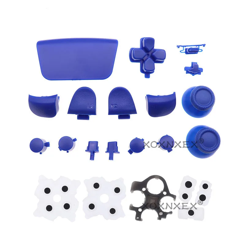 L1 R1 L2 R2 ABXY الزناد أزرار مجموعة كاملة المقود Dpad/ث سيليكون موصل زر ل PS5 2.0 BDM-020 تحكم