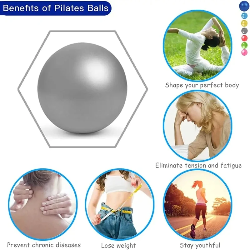 

Pilates Ball Exercise Gymnastic Fitness Pilates Ball Balance Fitnes Yoga Core Ball Indoor Training Yoga Ball Postpartum Recovery