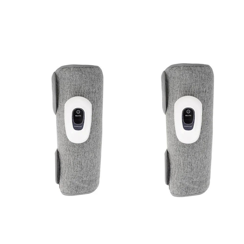 Dirt Resistant Linen Electric Leg Massager Grey Pressotherapy Massage Muscle Relax Machine Blood Circulation 360° Air Pressure