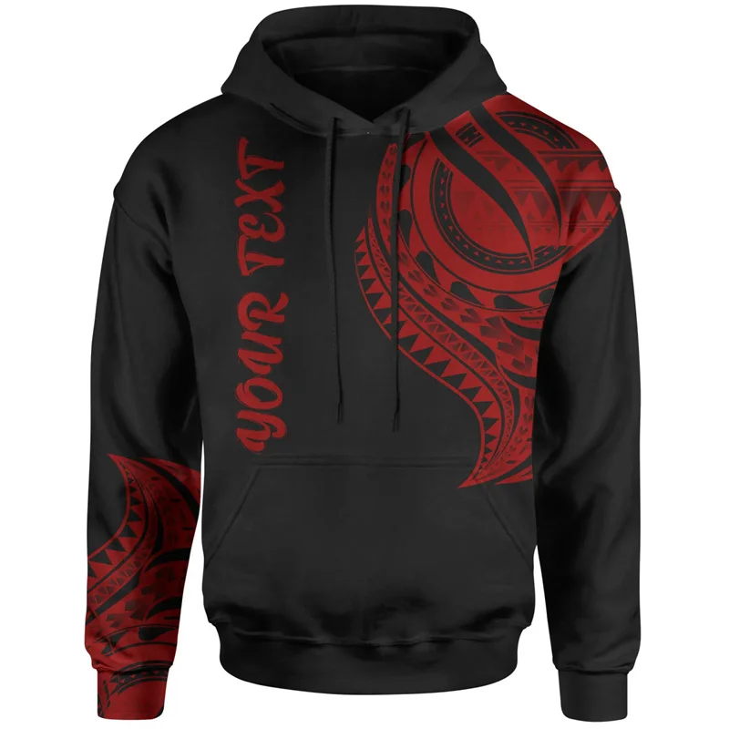 

American Samoa Tatau Red Graphic Hoodie Polynesian Over Hoodie Y2k Flag New In Hoodies & Sweatshirts Hoodies For Men Pullover