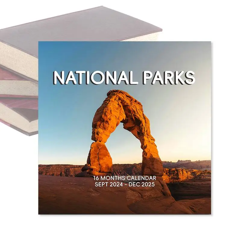 16-Month Nature Calendar 2024-2025 National Parks Wall Calendar Monthly Wall Calendar With Beautiful Scenic Photos