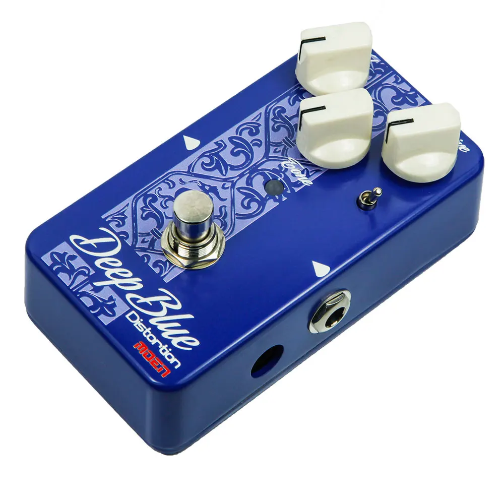 

MOEN AM-DB Deep Blue Distortion Drive Tone Volume Electric Guitar Effects Pedal True Bypass Full Metal Shell