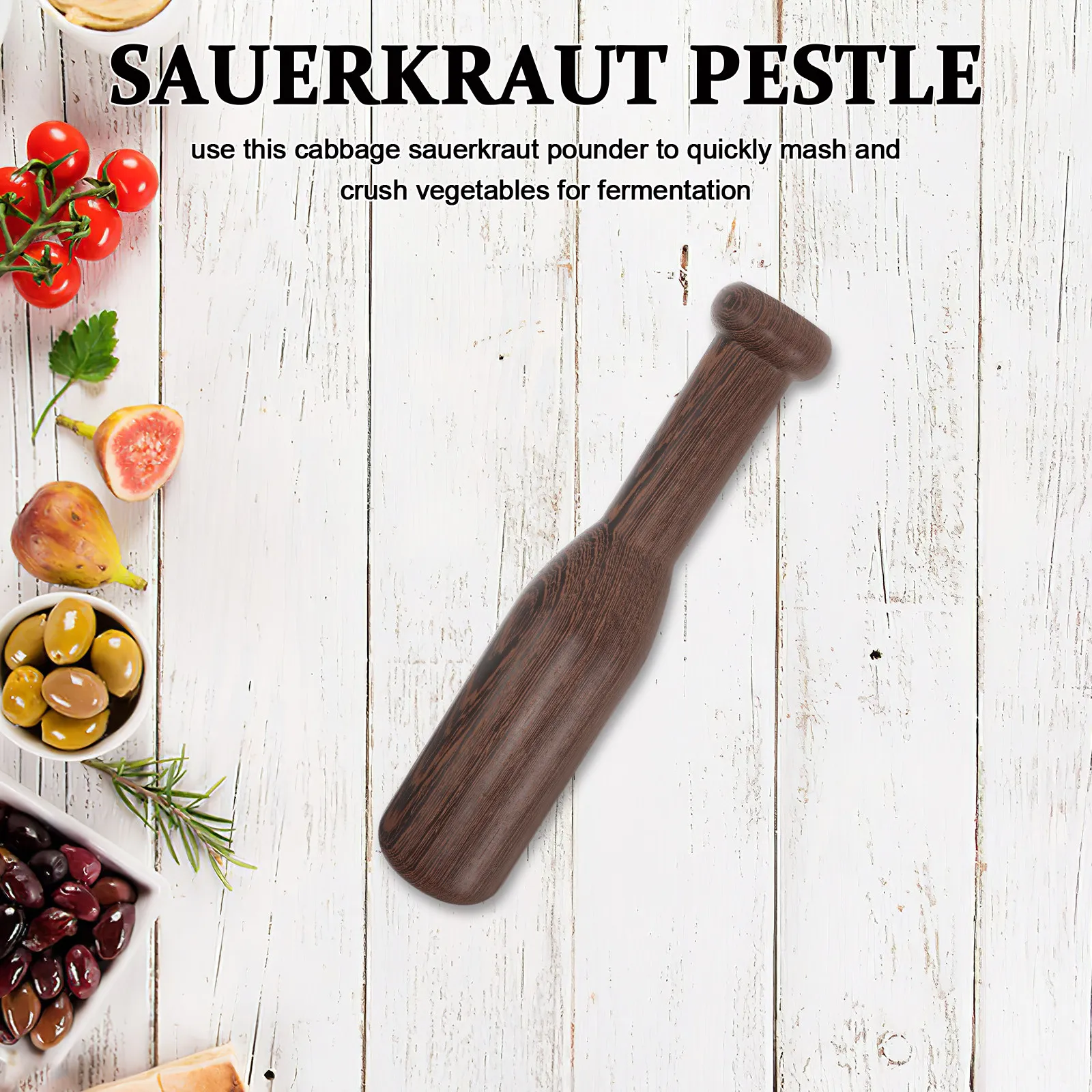 Pestello in legno per crauti, - Fermentation Crock recensione e prezzo