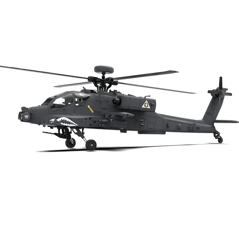 Yxznrc Yuxiang F11s Apache RC Hubschrauber Modell Fernbedienung Bewaffnete Simulation Drohne Spielzeug Realistisches Geschenk für Jungen Geburtstag