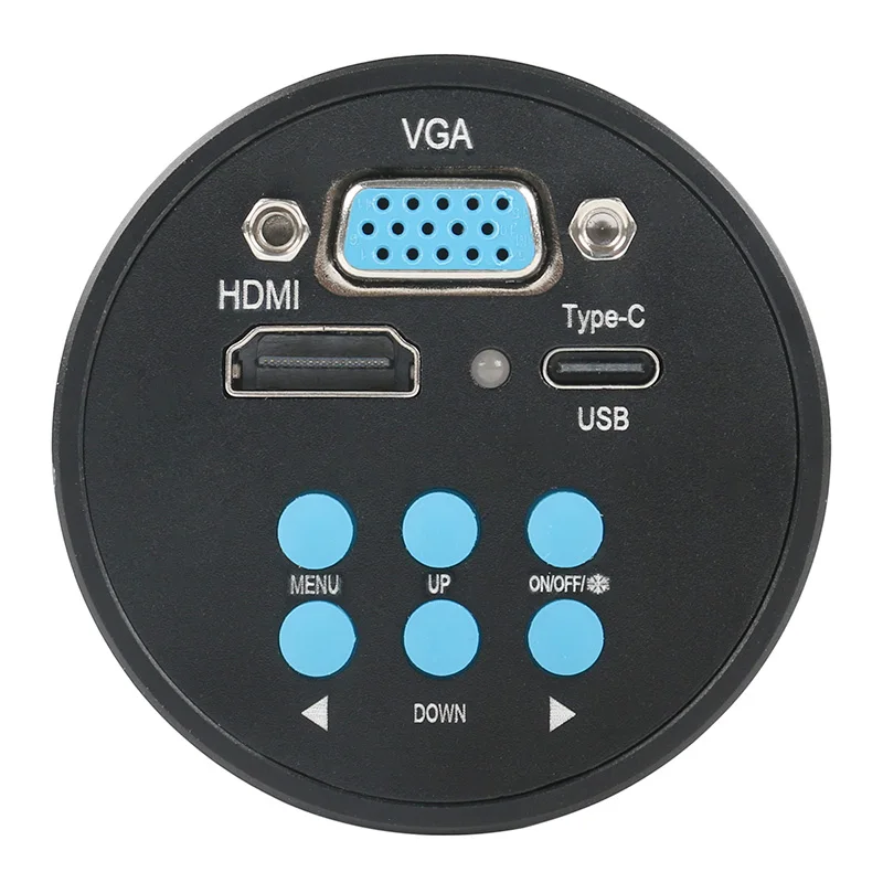 Imagem -03 - Industrial Lab Câmera de Vídeo Eletrônico Microscópio Trinocular Estéreo Telefone Pcb Cpu Hdmi Vga Tipo-c 3.5x-90x Jóias de Solda