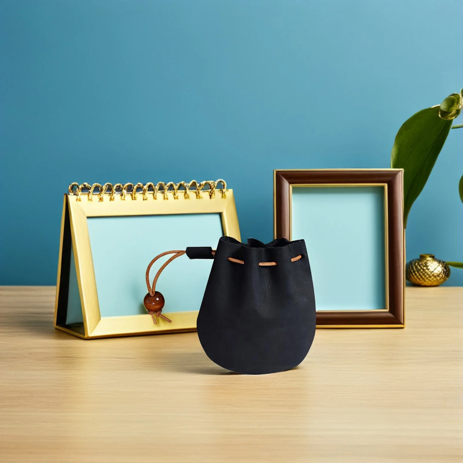 

Retro Coin Purse Mini Storage Bag Lightweight Slim Design Change Holder Small Key Pouch Folded Bills Organizer Vintage