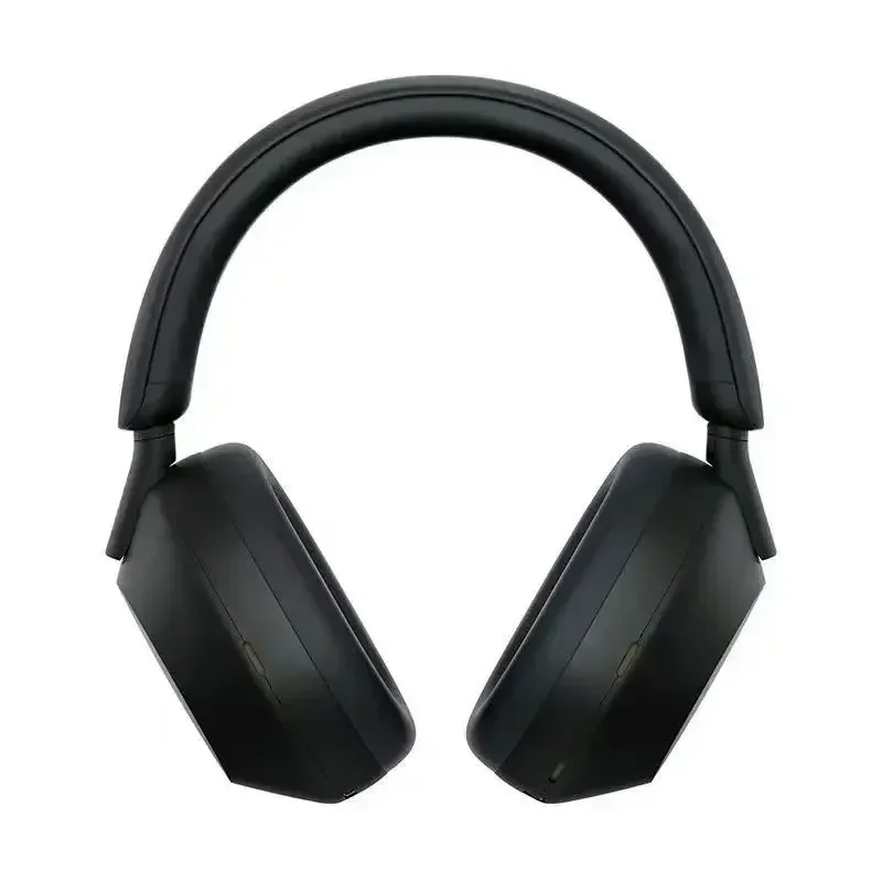 سماعات رأس سوني WH 1000XM5 ANC اللاسلكية بتقنية البلوتوث، جودة اتصال شفافة كريستالية، سماعات صوت ستيريو باس، سماعة فوق الأذن