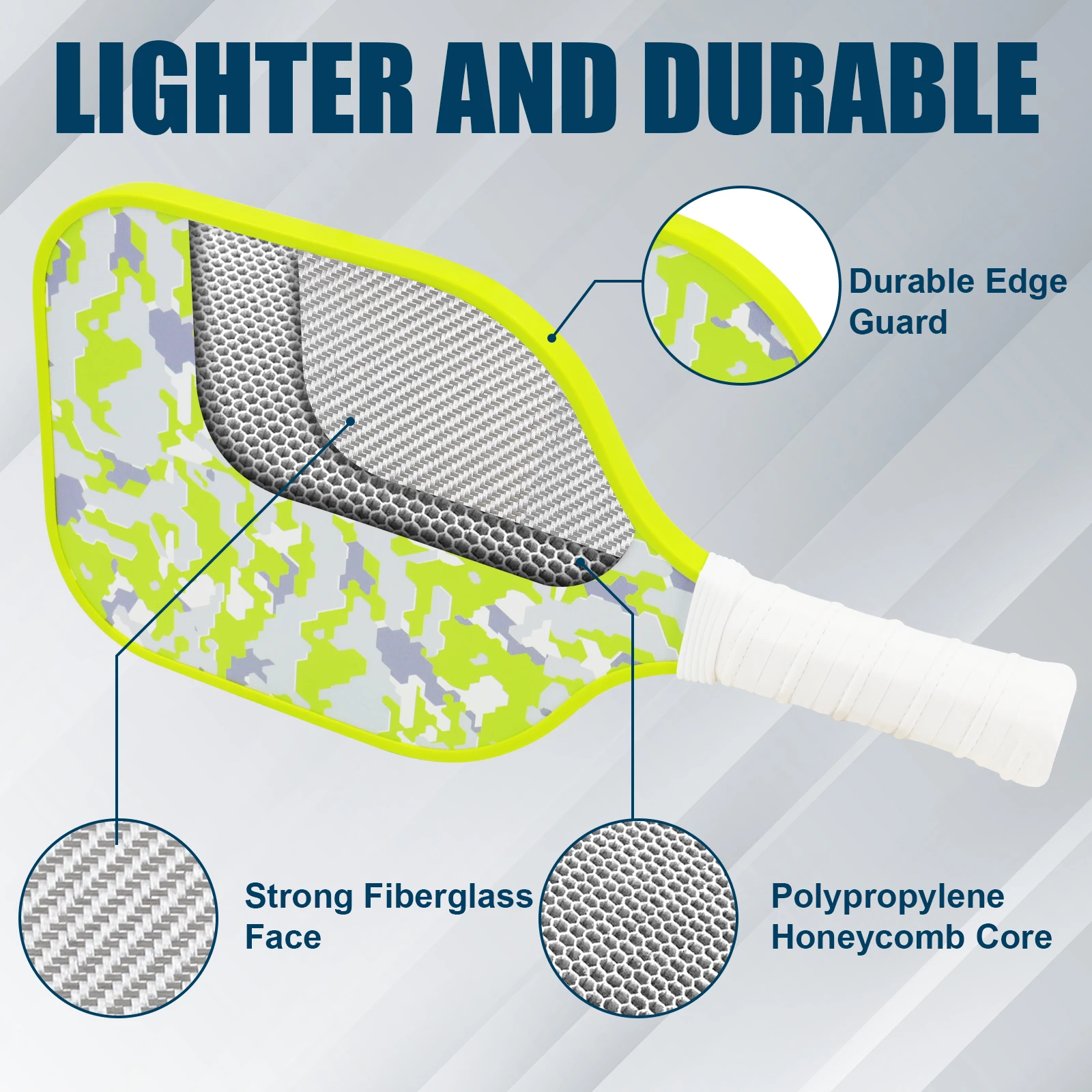 Fiberglass Pickleball Paddles - Sports Equipment Bat review and price