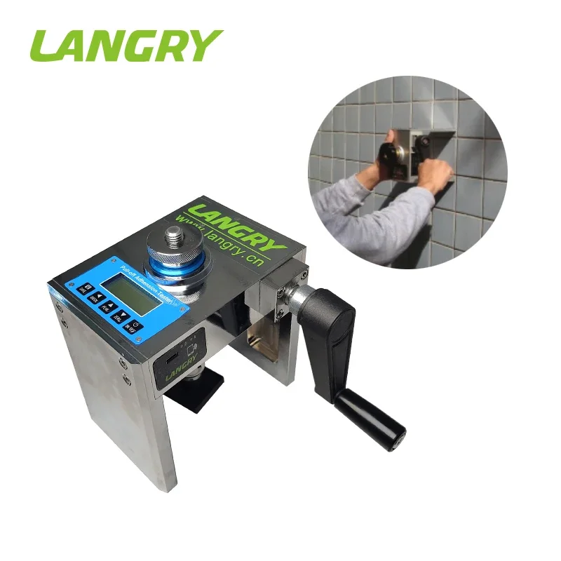 LANGRY Digital portable Pull-Off Adhesion Tester for Testing Tile Bond Strength