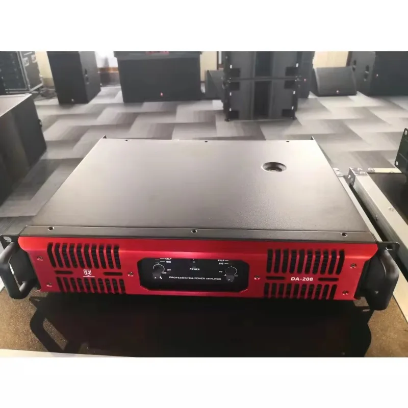High Power Professional Audio Amplifier Stable Output Amp for Stage Speaker System Match