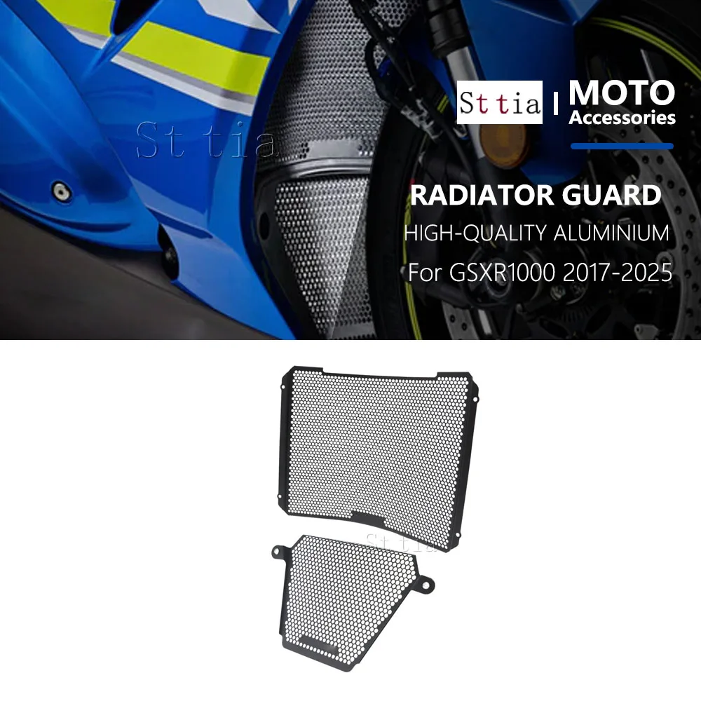 

2025 Motorcycle Radiator Grille Guard Protector Cover Protection FOR SUZUKI GSX-R1000R R1000 GSX-R1000R ABS 2017-2022 2023 2024