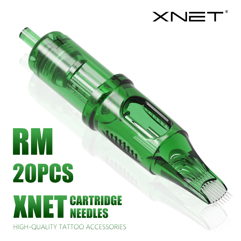 T-rex Tattoo Cartridge Needle RL/RM Sterile Safety Needle Tattoo Rotary Pen Round Lining 0.25MM 0.3MM 0.35MM