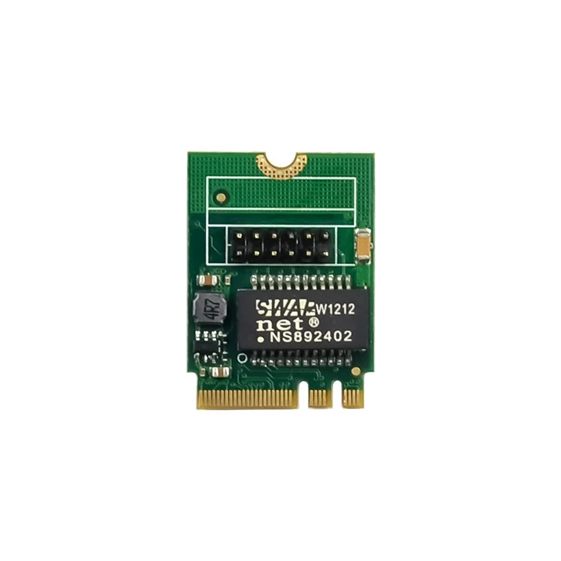 M.2 A+E Single Port RJ45 Gigabit Network Card Main Card RTL8111G Ethernet Network Card Industrial Computer LAN Network Card