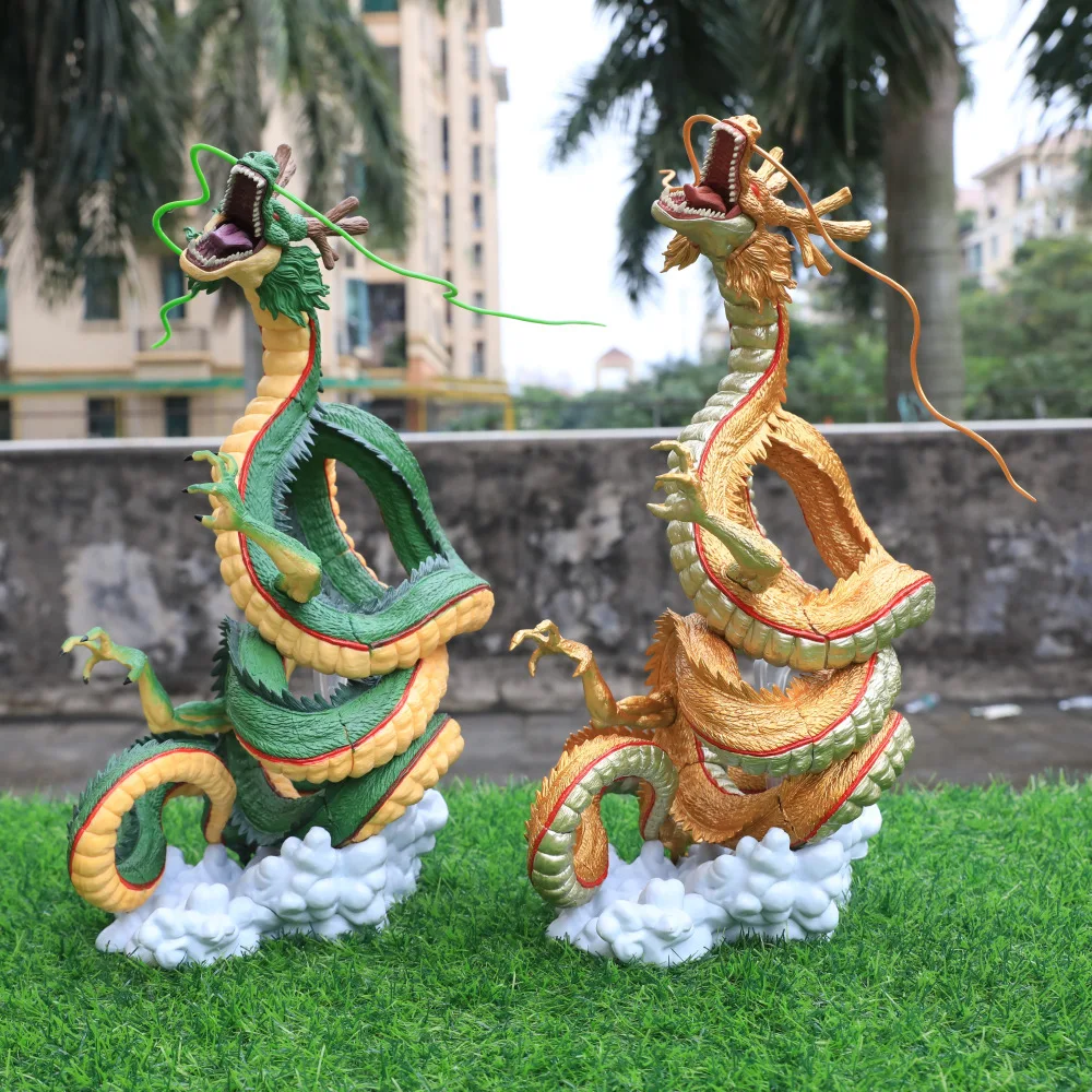 37 センチメートル新ドラゴンボールアニメフィギュア神龍周辺シーン像 PVC モデルデスクトップ飾る収集装飾品誕生日ギフトのおもちゃ