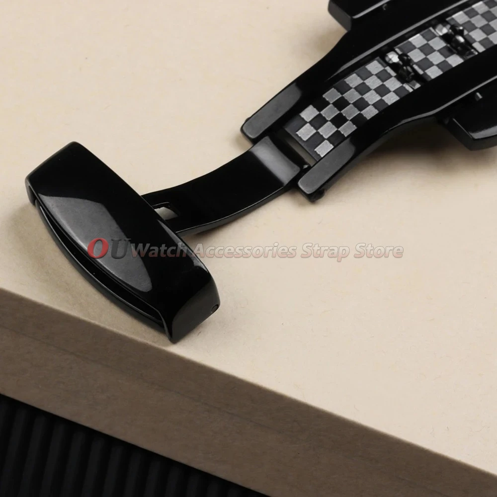 16mm 18mm 20mm 22mm Stainless Steel Polished Butterfly Buckle Watch Strap Metal Clasp Watch Band Accessories10mm 12mm 14mm 24mm image 4