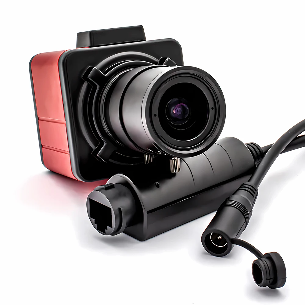 WGWK 4K Mini POE IP Camera Live 3/4/5/8MP HD Security Protection Webcam Industrial 2.8-12mm Manual Varifocal Lens Network Camera