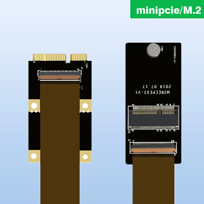 

Mainboard Mini PCIe To M.2 Nic Network Card Adapter Cable A/E Interface Ngff MiniPCIe M2 Transfer Extension Cable