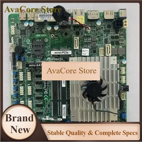 AvaCoreIMB-186V Mini-ITX Motherboard Onboard I3-4010u CPU IPC SBC Embedded Ultra-thin Mainboard IMB-186 With 6COM LAN DDR3 6USB