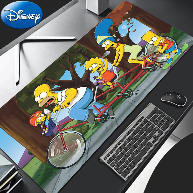Mouse Pad Gamer Cartoon Keyboard Pad Laptop The S-simpsons Desktop Mouse Mat Carpet Rubber Tapis Souris Gaming Notbook Mousepad