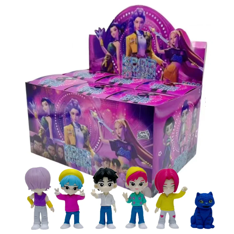 2026 جديد Kpop الشيطان هنتر الصبي مجموعة صندوق أعمى التفكيك متعة تمثال صغير الطرفية نموذج سطح المكتب صندوق أعمى هدية تزيين