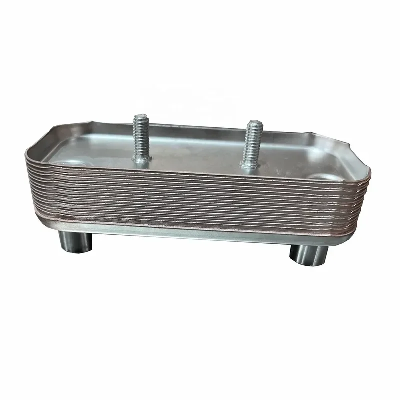 BL6 Brazed Plate Heat Exchanger Hydraulic Oil Cooler made of Durable Copper Material