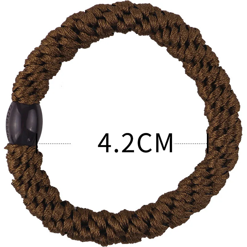 Girl Colorful Thick Hair Rubber Bands High Elastic Scrunchie Women  Ponytail Holder Hair Tie Rope Simple Hairbands Headdress