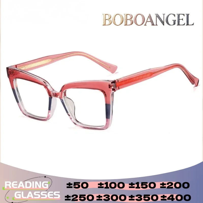 

BOBOANGEL Colorful Reading Glasses Prescription Glasses Currents Optical Eyeglasses Frame Customization Progressive