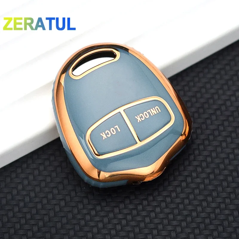 Shell Fob TPU Car Key Case Cover Bag For Mitsubishi ASX Mirage Montero Shogun L200 Colt Outlander Pajero Lancer EX Accessories