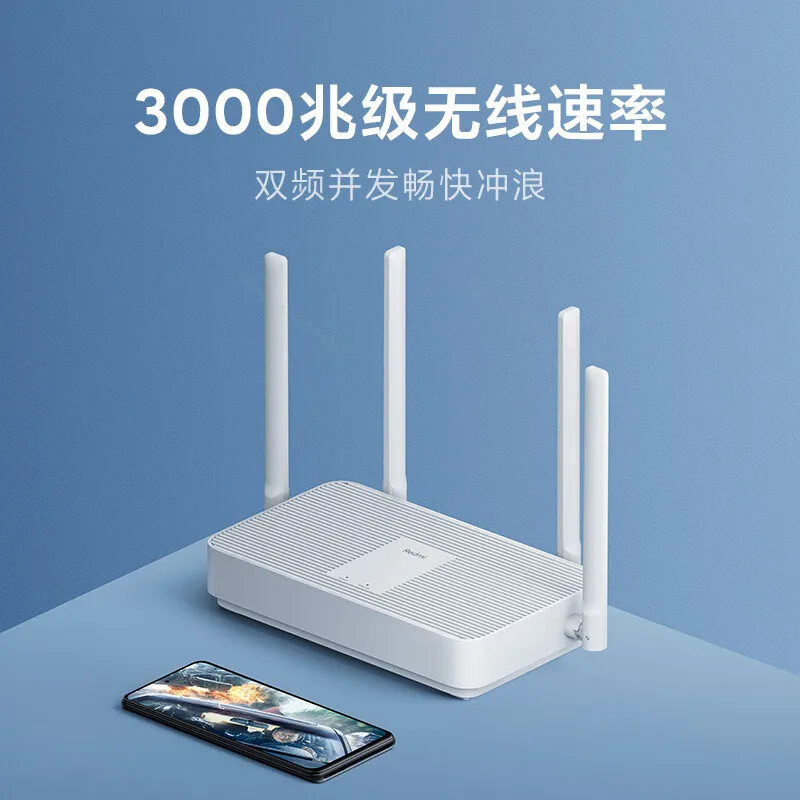 Xiaomi Redmi Router AX3000 Wifi 6 Mesh WIFI Gigabit 2.4G 5.0GHz Dual-Band Wireless Signal Amplifier High Gain Antenna