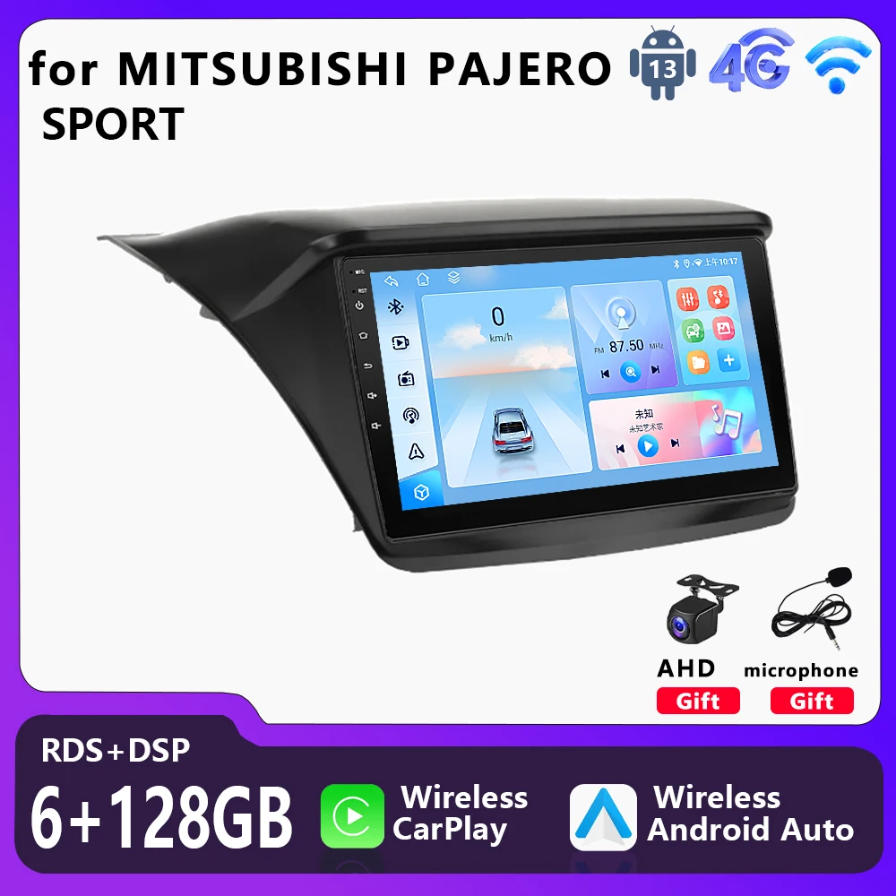 

Car audio for MITSUBISHI PAJERO SPORT Car Radio Multimedia Video Player Carplay Android Auto 2 Din Car Intelligent Systems 4G