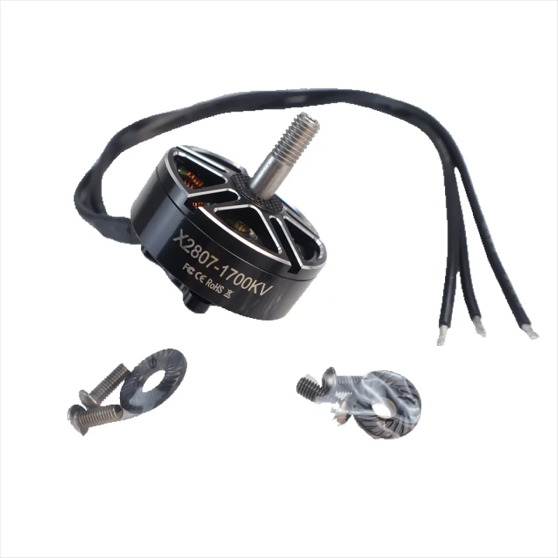 1pcsA2807 KV1300 6S/1500KV 5S/1700KV 4S ブラシレス CW モーター 7 インチ長距離 FPV フリースタイルドローンクアッドコプターおもちゃアクセサリー用
