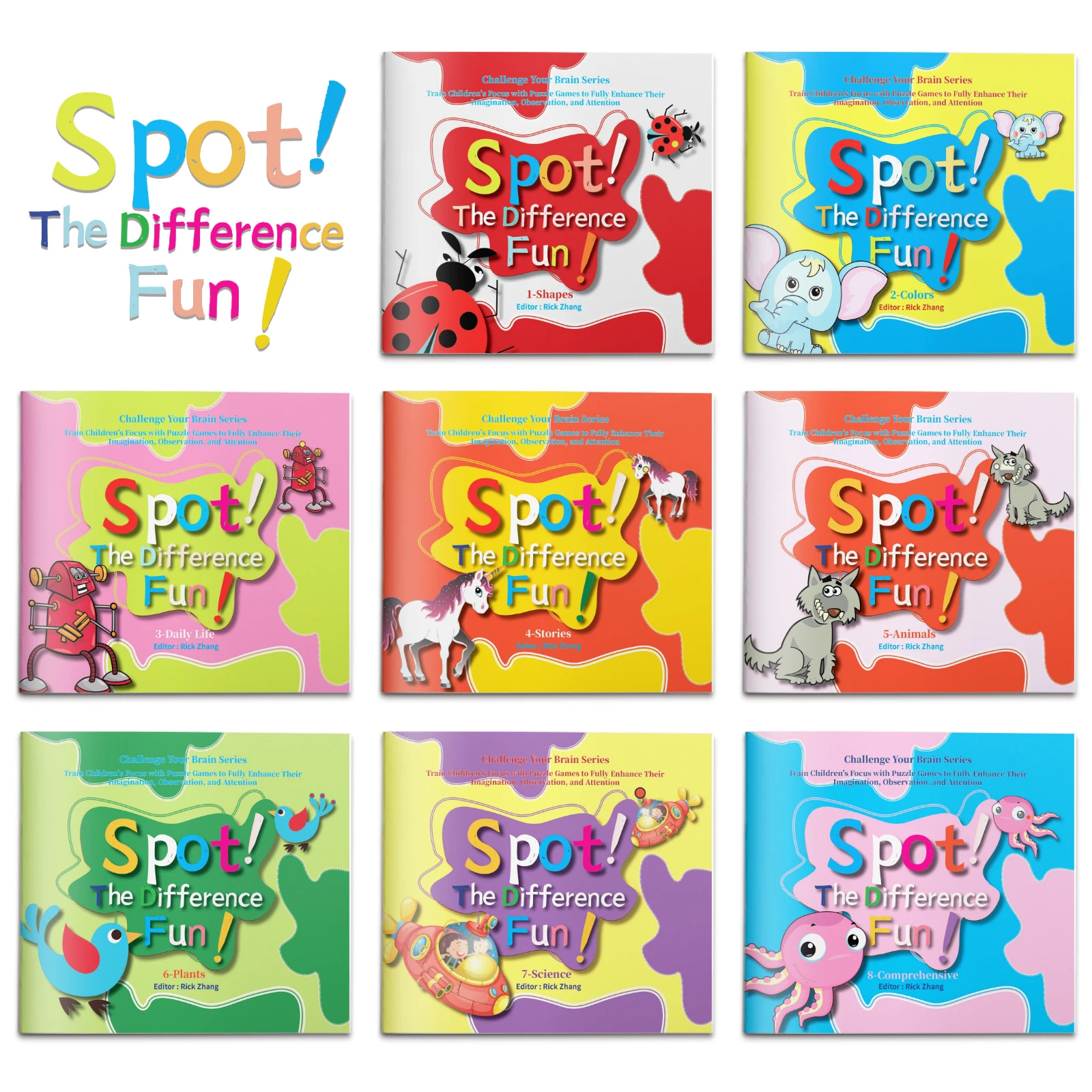 

Spot the Difference Puzzle Collection for Kids – Engaging Visual Challenges for Focus and Cognitive Skills