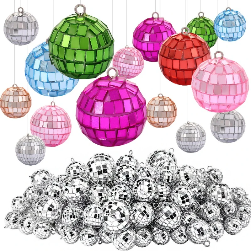 Disco Ball Mirror - 12Pcs Disco Ball Hanging Pendant Glass