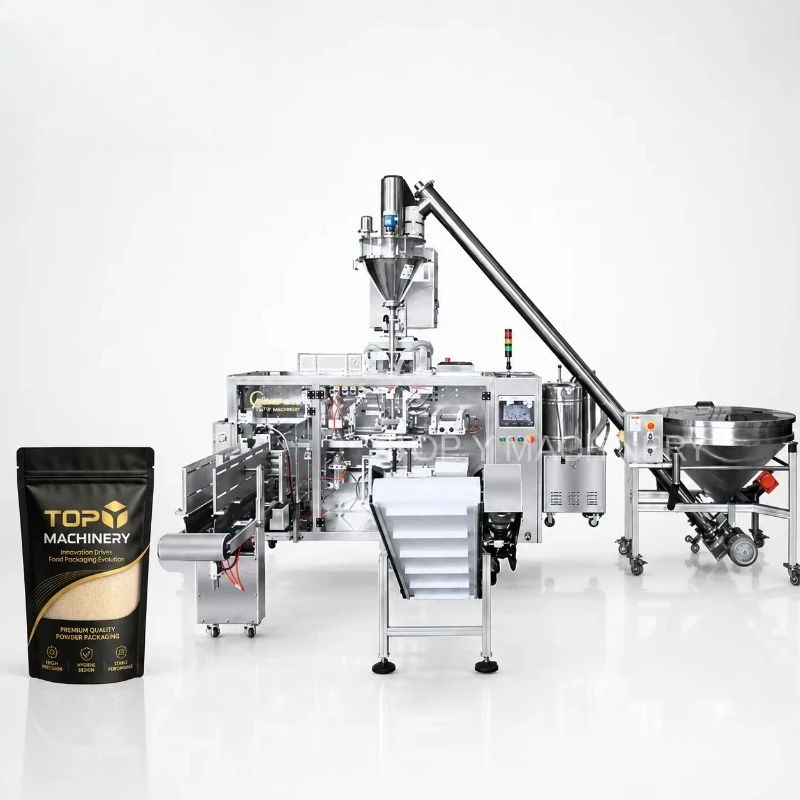 High Quality Full Automatic Doypack Packing Machine Multiple Bag Types for Seasoning Milk Cocoa Powder Wheat Flour