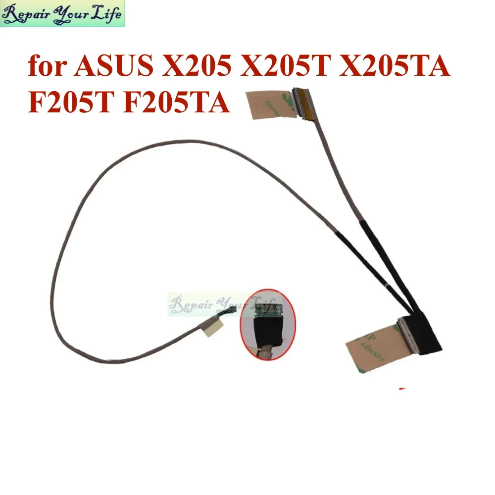 XK2 EDP LVDS CABLE for ASUS X205 X205T X205TA F205T F205TA 30Pin Laptop LCD Display Video Connector DD0XK2LC010 14005-01530000