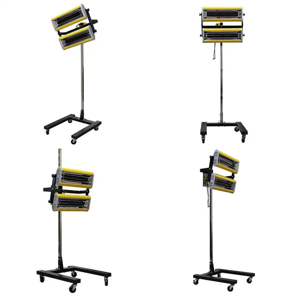 

2400W Car Paint Baking Lamp with Stand for Automotive Body Repair for TFAUTENF for Car Painting Equipment for Auto