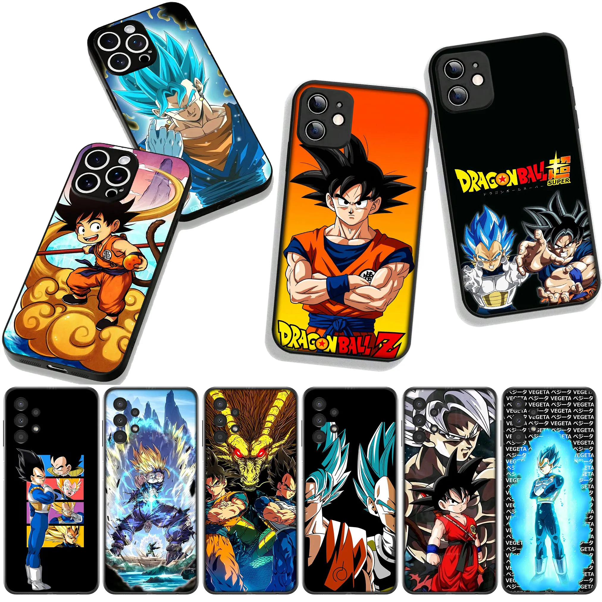 Чехол для телефона Z Vegeta Dragon Gokus Ball для Samsung Galaxy S25 S24 S22 S23 FE Ultra Plus A56 A05 A06 A15 A16 A55 S7 Edge