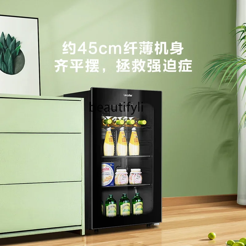 90 liters household drinks ice bar living room tea and red wine refrigerated small refrigerator