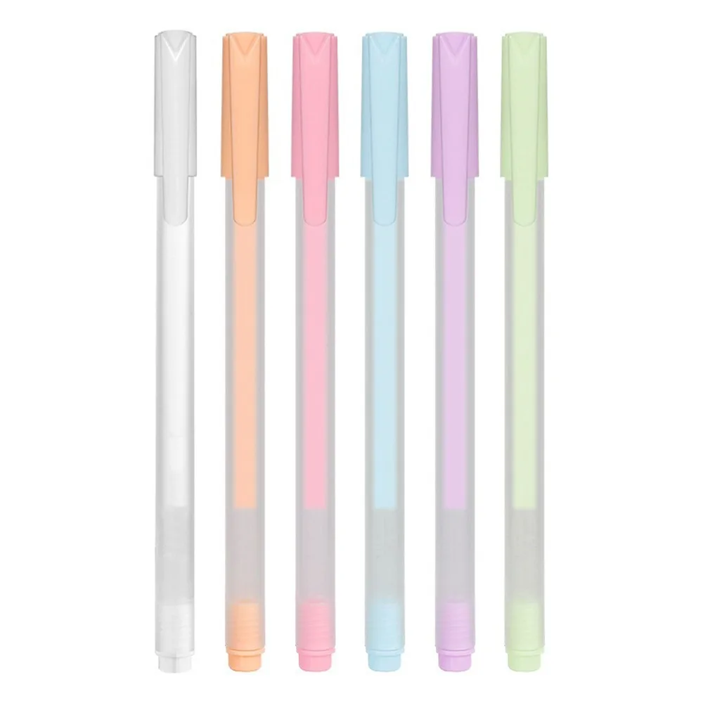6 pz/set di Alta Qualità Della Penna Colla di Colore Della Caramella Ad Asciugatura Rapida Ad Alta Viscosità Dot Colla Stick Penna di Erogazione Studenti