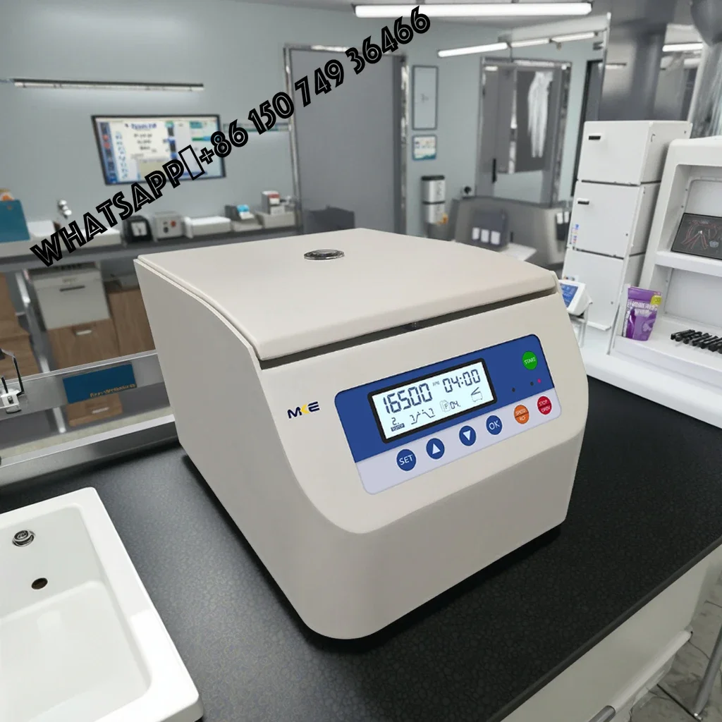 High Speed Max 16500 RPM 19480xg RCF DC Brushless Motor Microprocessor Control Small Universal 12x5ml Laboratory Centrifuge for