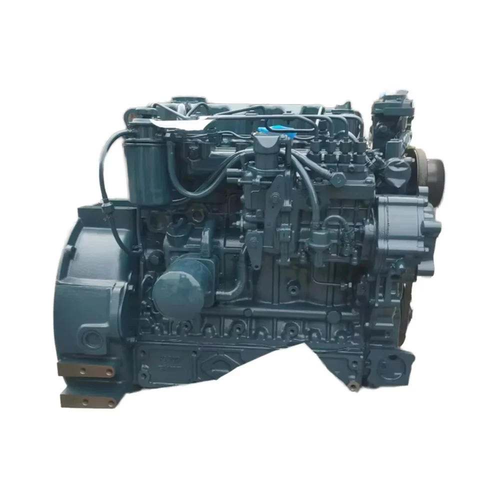 Original Excavator Diesel Engine For Kubota V3300 4 Cylinders Without Turbocharger Direct Injection