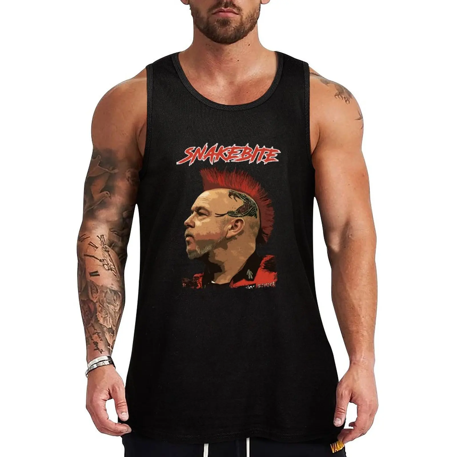 Peter Wright Snakebite Artwork Tank Top High Breathable Tank Top Lightweight Cool Shirt