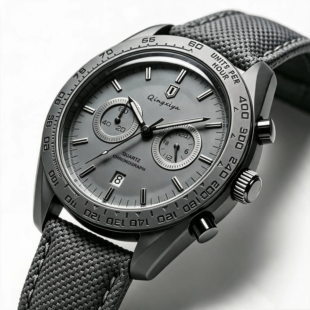 Fashion Casual Men Quartz Watch with Auto Date Chronograph Waterproof Sport Relogio Masculino