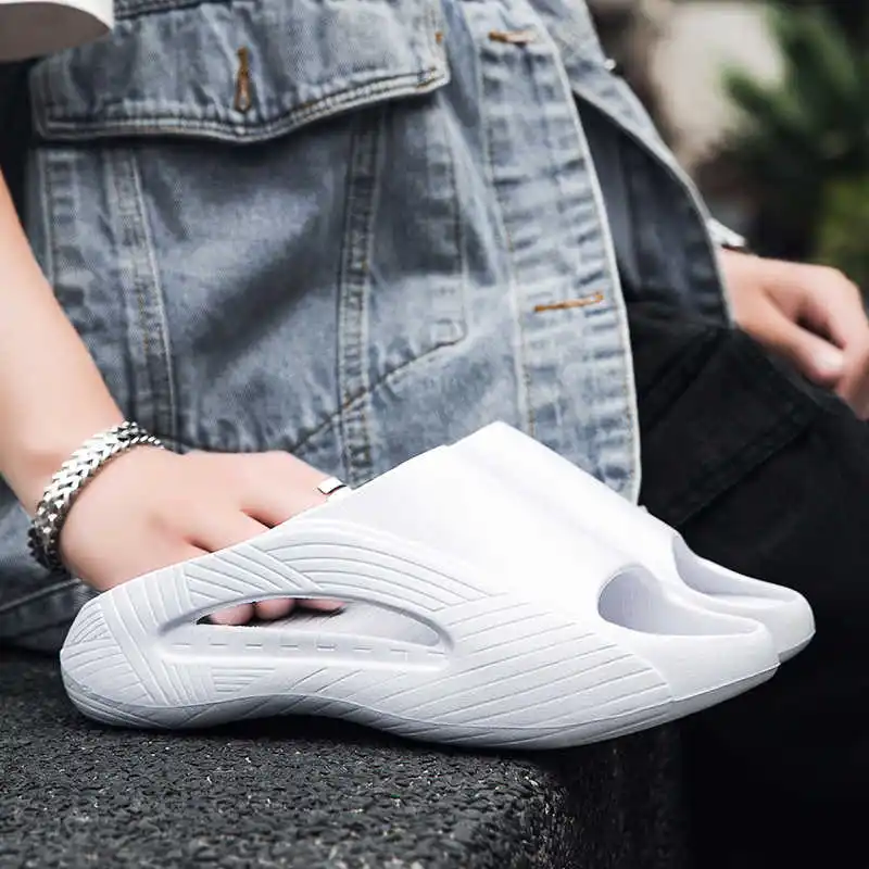 Non-slip Indoor Sandal Blue Brand Shoes Men's Slippers For Home Couple Sneakers Sport Zapatiilas On Offer Caregiver Class